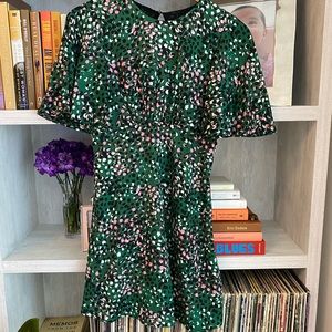 Never worn topshop open back babydoll dress